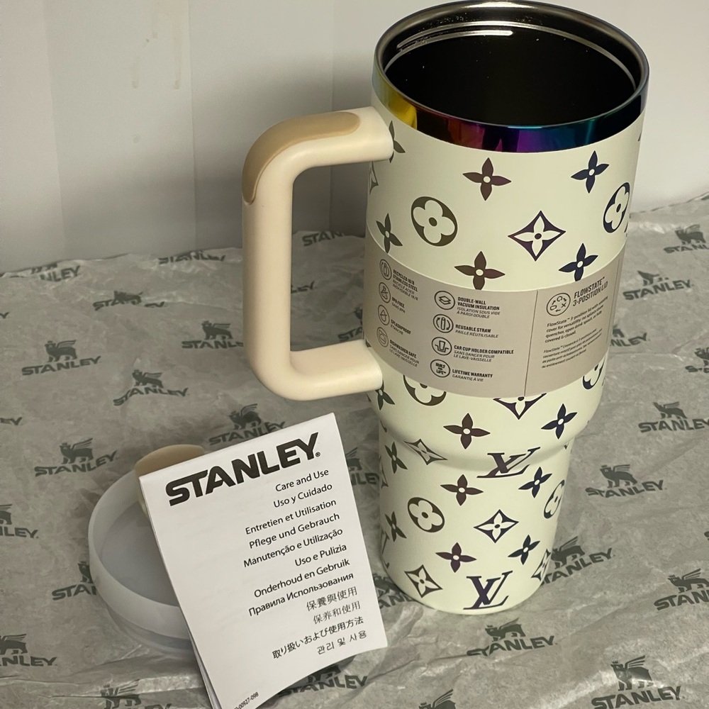Stanley Tumbler with Cream and iridescent accents - Picture 10 of 10